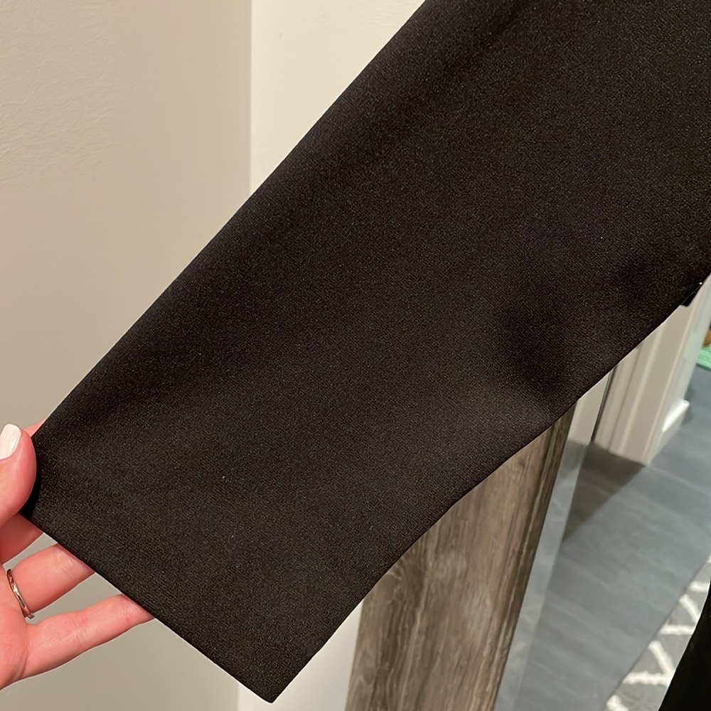 NWT H&M Black Open Front Blazer - Picture 4 of 5